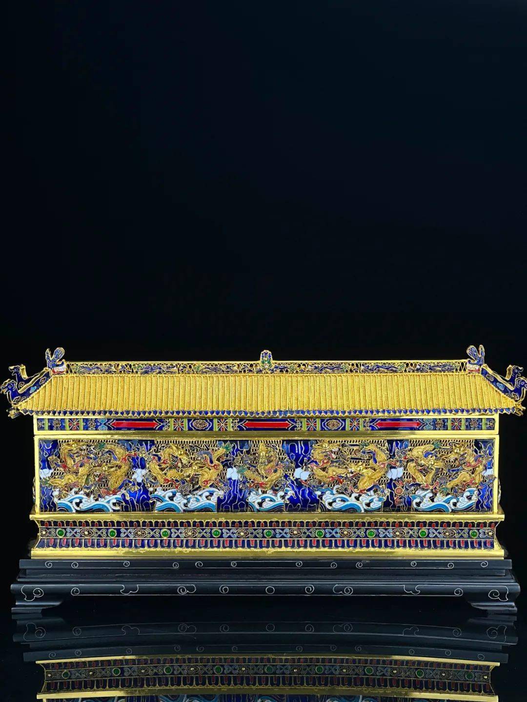 颐和园牛饕餮花瓶达摩祖师摆件大板耳香炉黄铜佛像百工造办工艺美术品