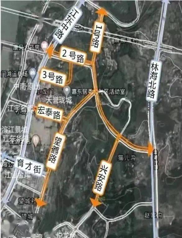 南充高坪林海北路规划图片