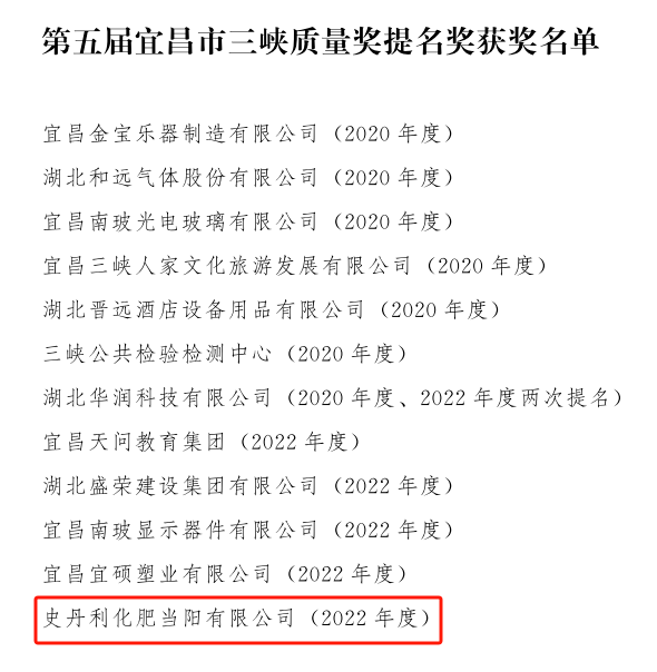 喜讯!当阳这里获奖啦_企业_市场_公司