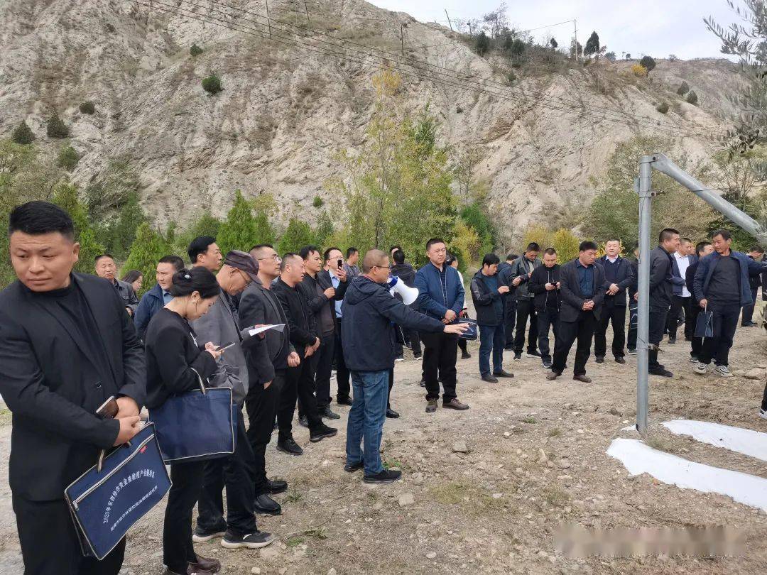 市林草局党组成员,副局长陈宝林带领全市观摩组深入西和县大桥镇郭坝