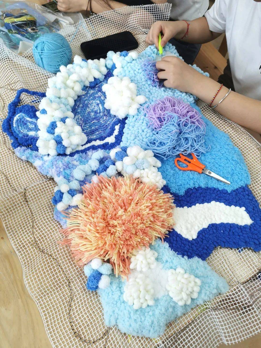 聚焦课堂 | 经纬纵横,用纤维艺术"编织"大千世界_作品展_材料_过程