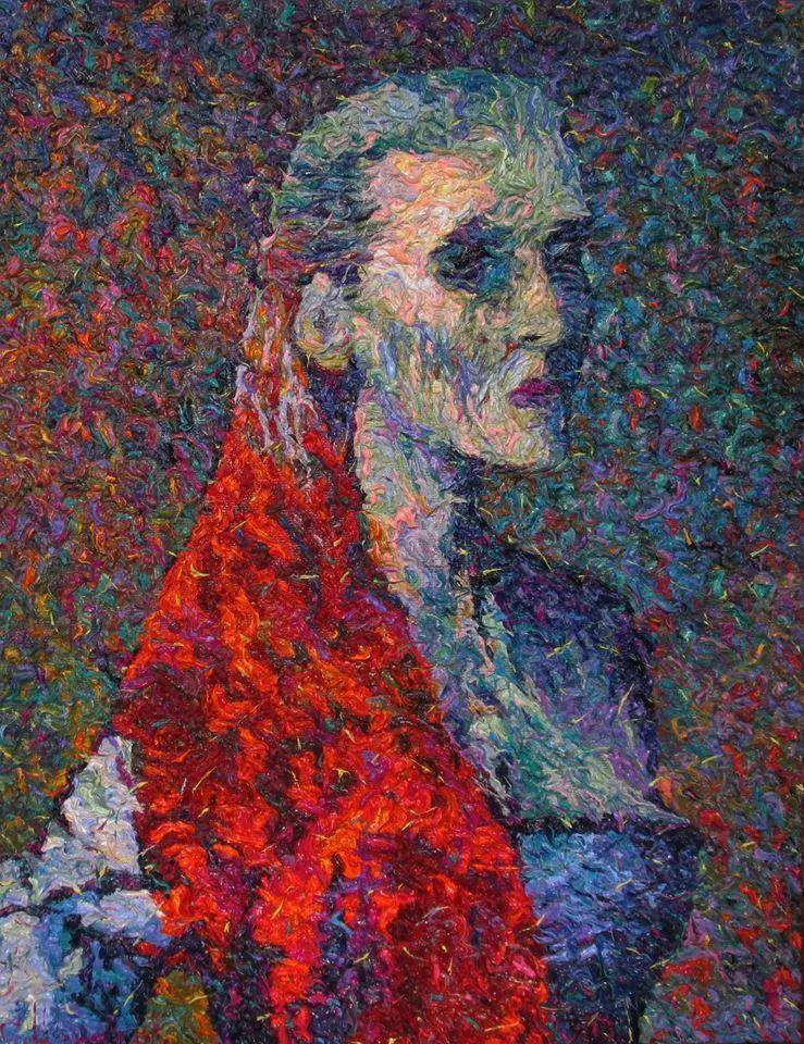 丰富的肌理,色彩的即兴创作!_绘画_画布_弗拉基米尔