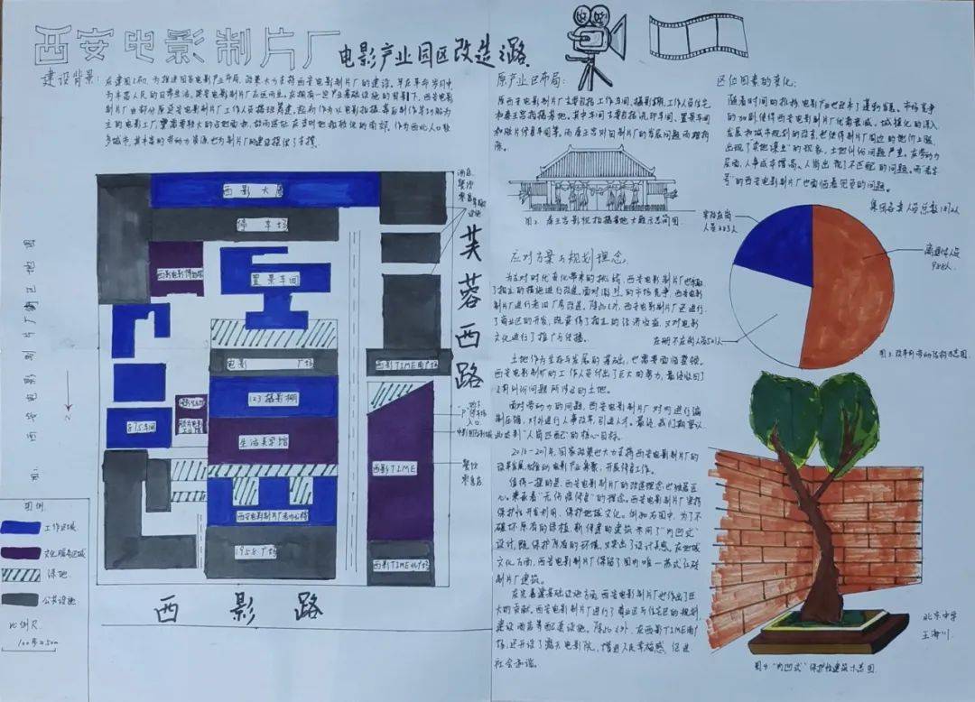 北京中学学生在第十二届中国青少年环境地图展示活动中获得高中组