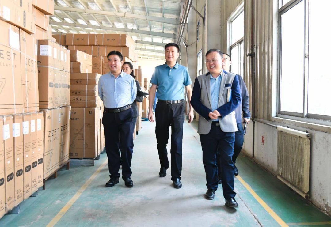 邯郸市贸促会党组书记,会长徐国鸿一行到冀南新区调研_企业_发展_工作