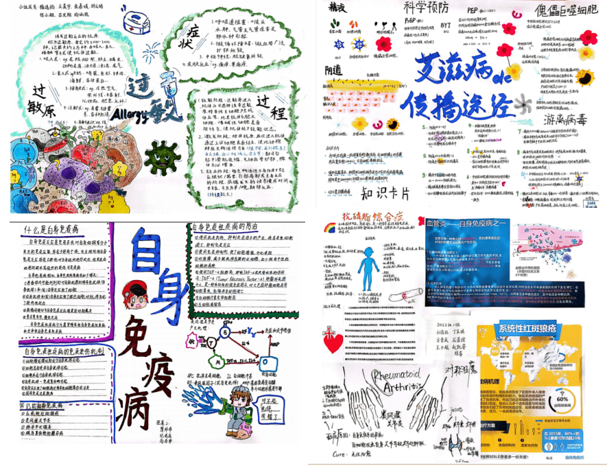 生物手抄报免疫系统图片