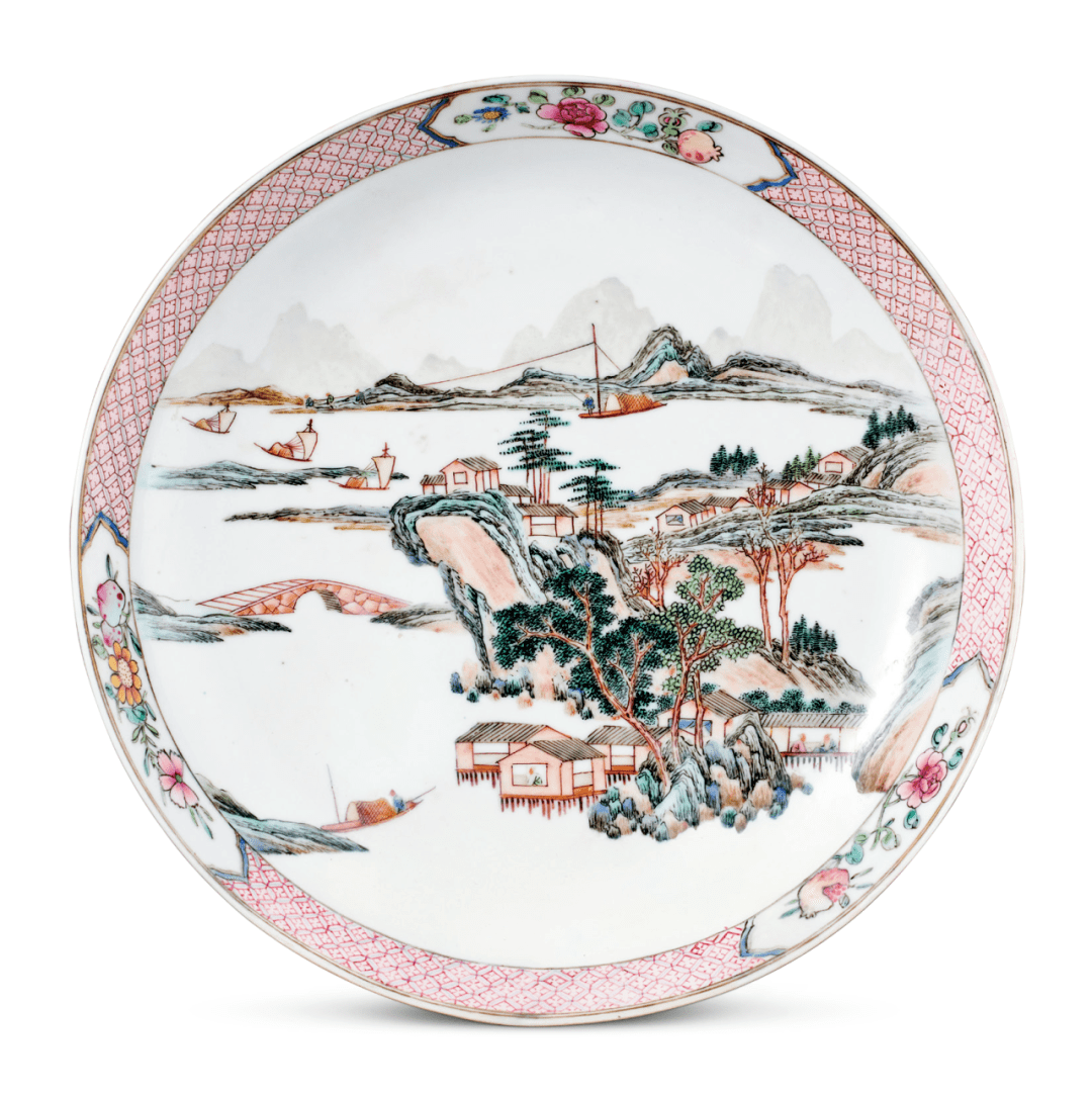 磁臻7:洵为粤产——浅谈雍正外胭脂红釉广彩盘 | 圣佳四季·赏秋_广州