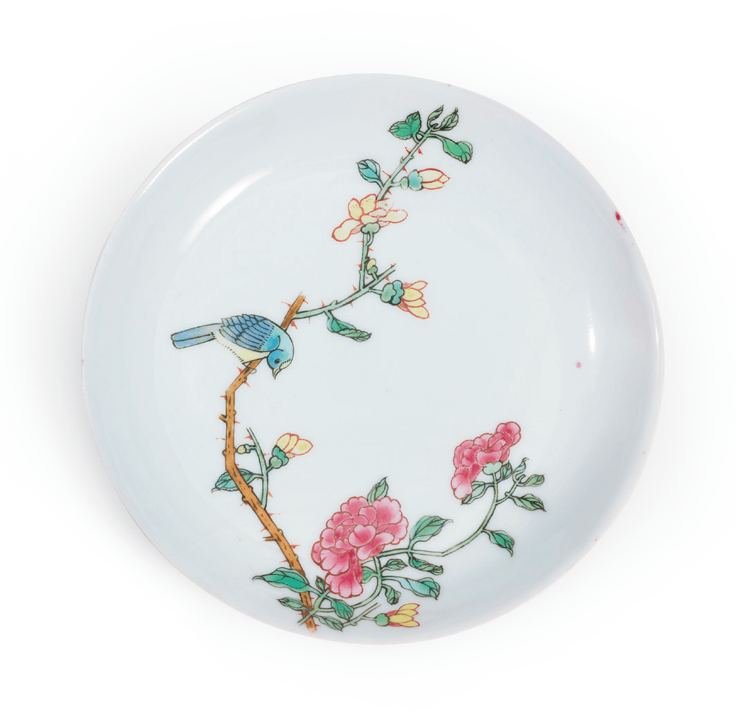 磁臻7:洵为粤产——浅谈雍正外胭脂红釉广彩盘 | 圣佳四季·赏秋_广州