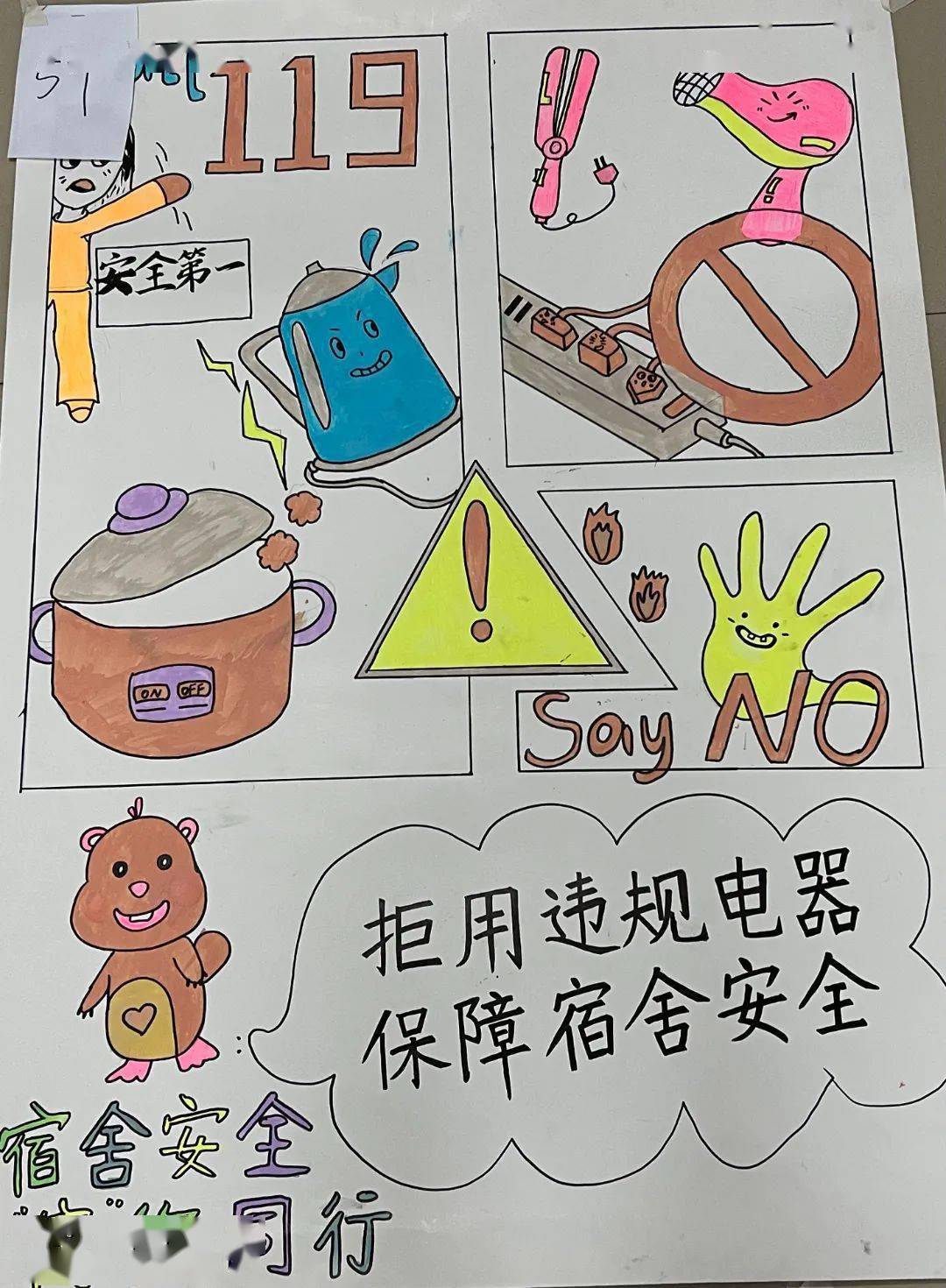校园安全 | 违章电器海报等你来pick啦!