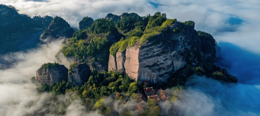 龙岩人的登高攻略!秋日爬山有这些好去处→_looking_梅花山_for