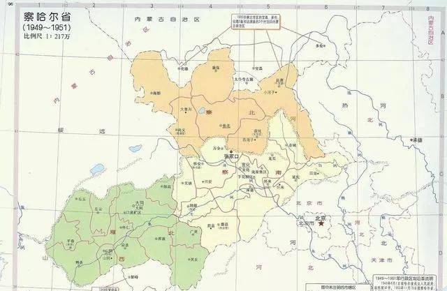 中國地圖上,那些消失的省份_承德_熱河_東北