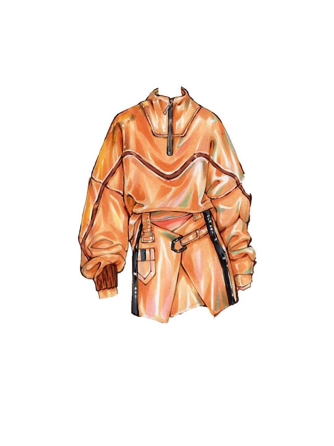 动态上色服装款式效果图分享!(时尚休闲女式套装合集)_公众_图片_网络