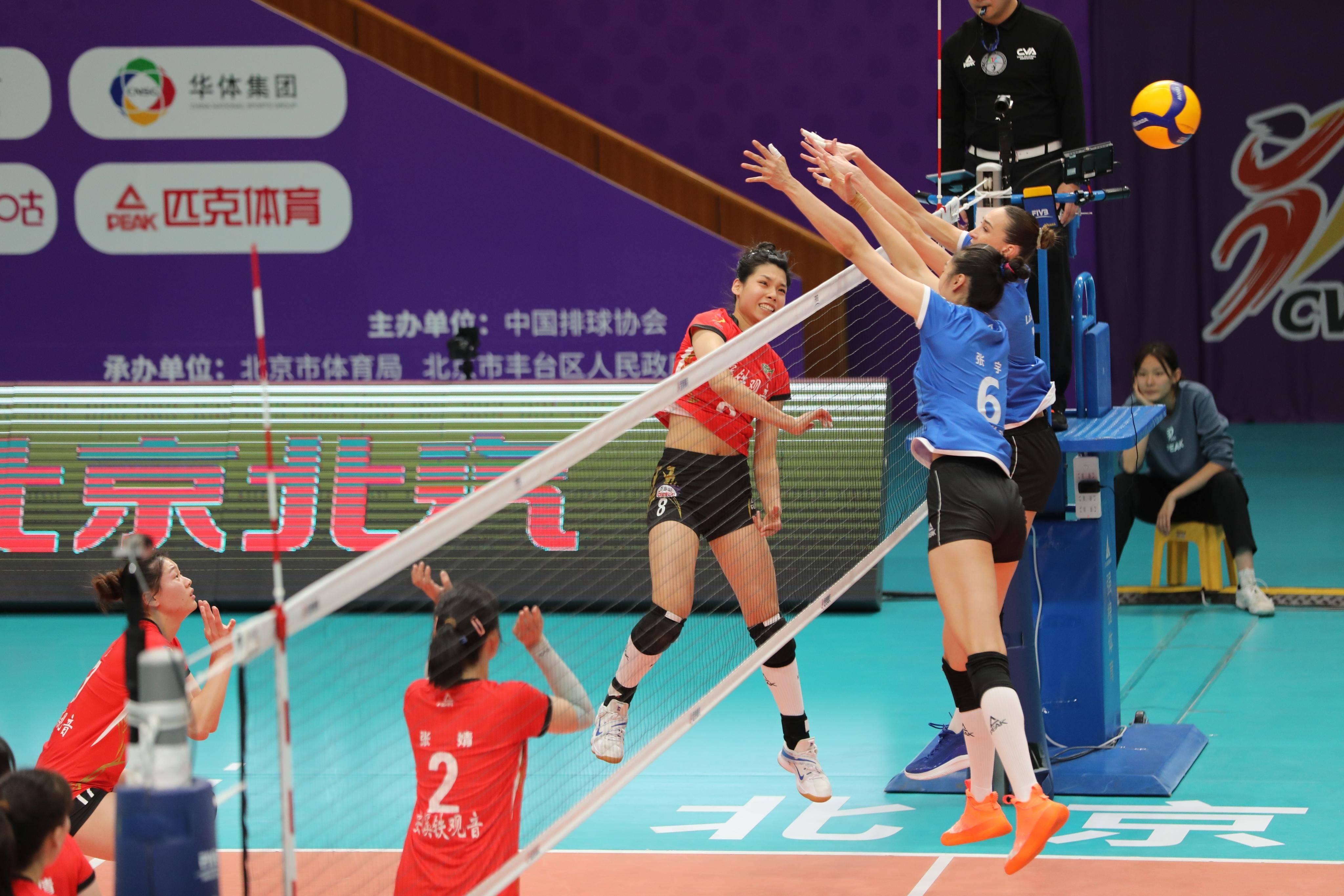 北京北汽女排新赛季两连胜_比赛_郜亚章_主场