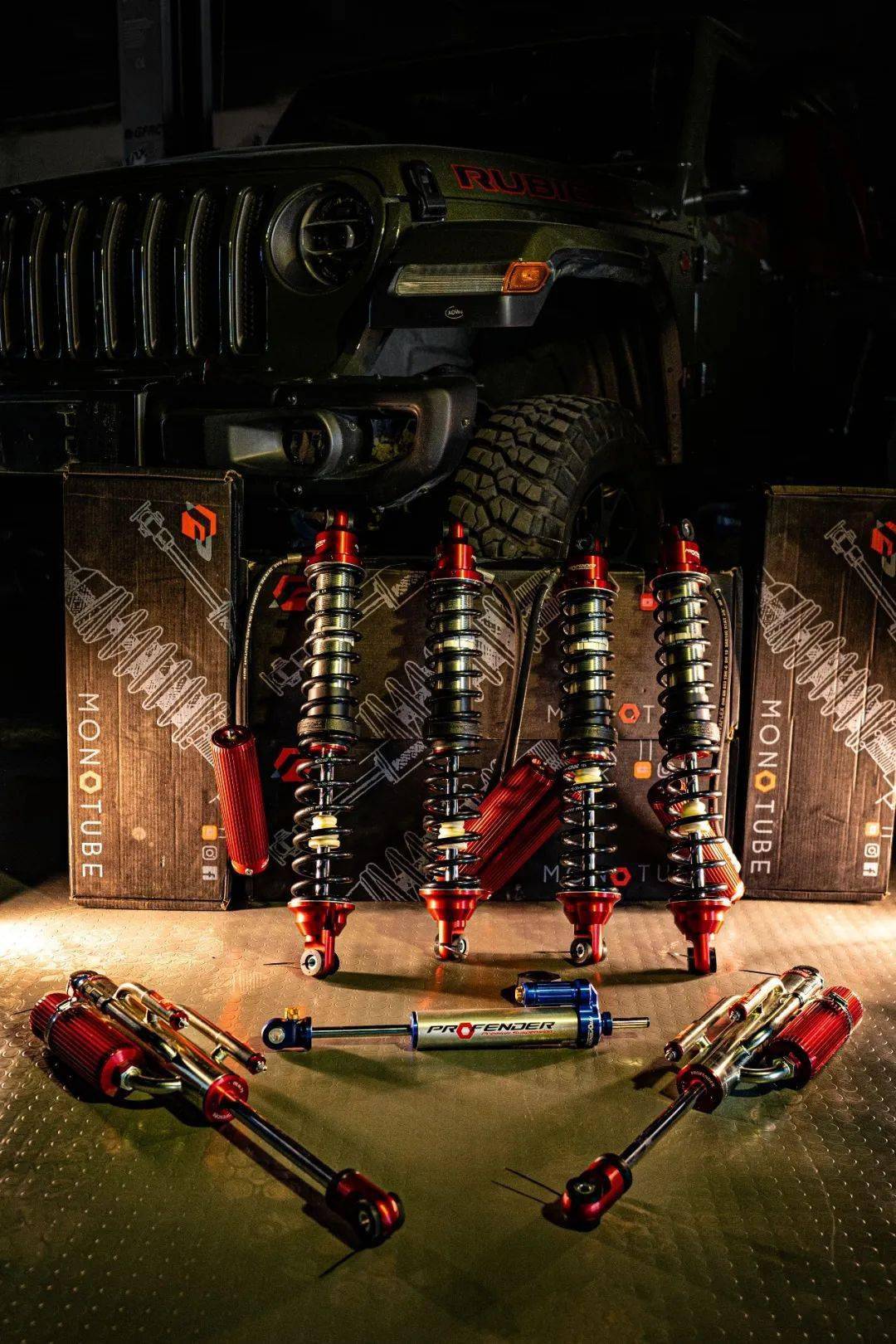 加版jl卢比肯改装泰国原装进口pfd博奋德高性能减震器!