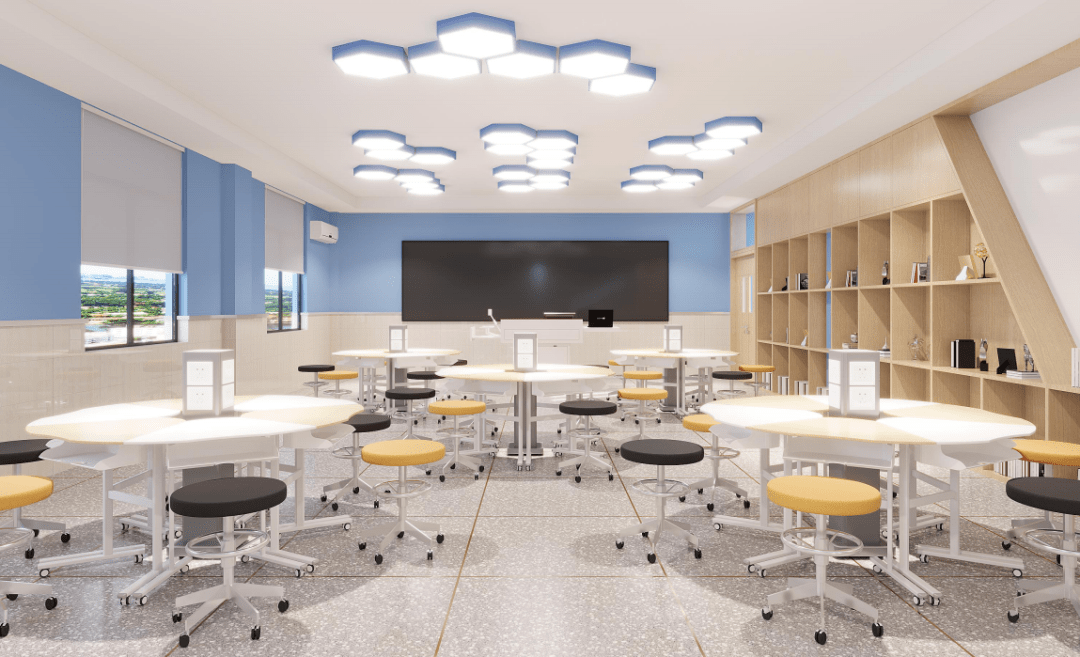 创客中心教室效果图据悉,学校启用后,将由市级名校长坐镇,依托湖州