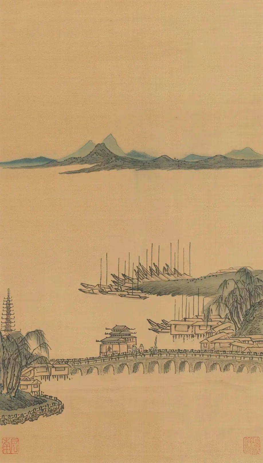 想到的便是"江南第一风流才子"的名号,实际上唐寅师从沈周,诗画双绝