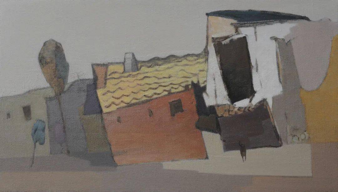 《月出关山-齐长城锦阳关》布面油画120x180cm2015年石小波 《山行记