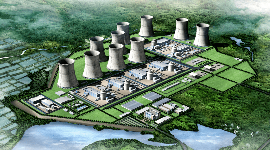 廉江核电站项目效果图自1985年我国开工建设第一座核电站秦山核电站