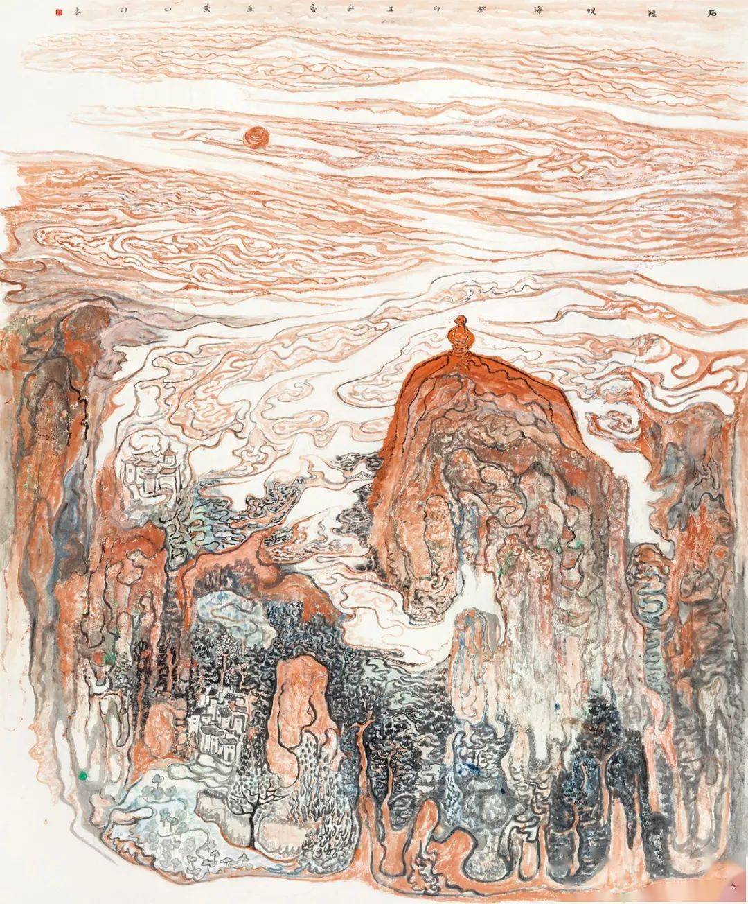 守护好一江碧水——中国国家画院长江主题绘画作品展赏_cm_国画_油画