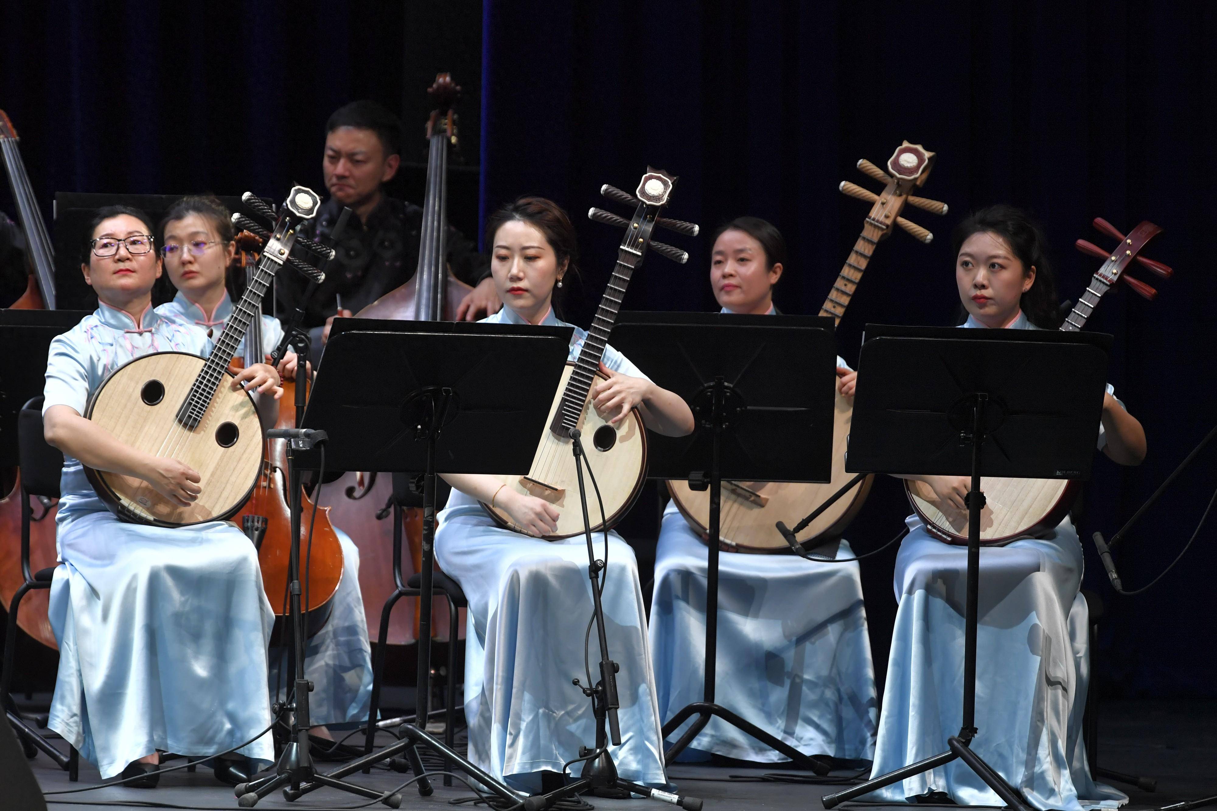 国际 俄罗斯中国文化节专场演出《江山如画》民族音乐会在莫斯科