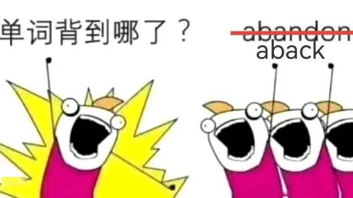 今日神图 | abandon不是第一个单词了!_aback_同义词_牛津
