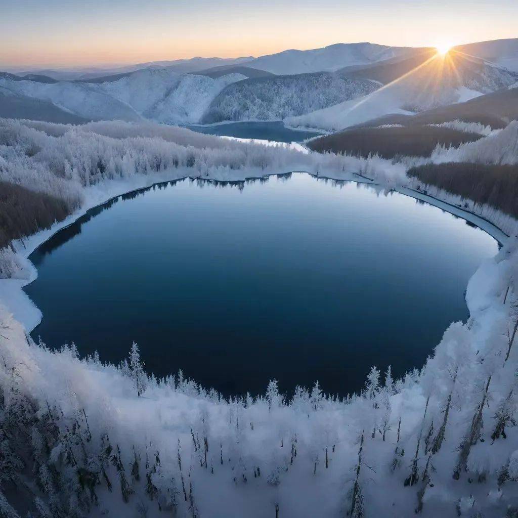 落雪入冬,美在阿尔山_公众_冰天雪地_天池