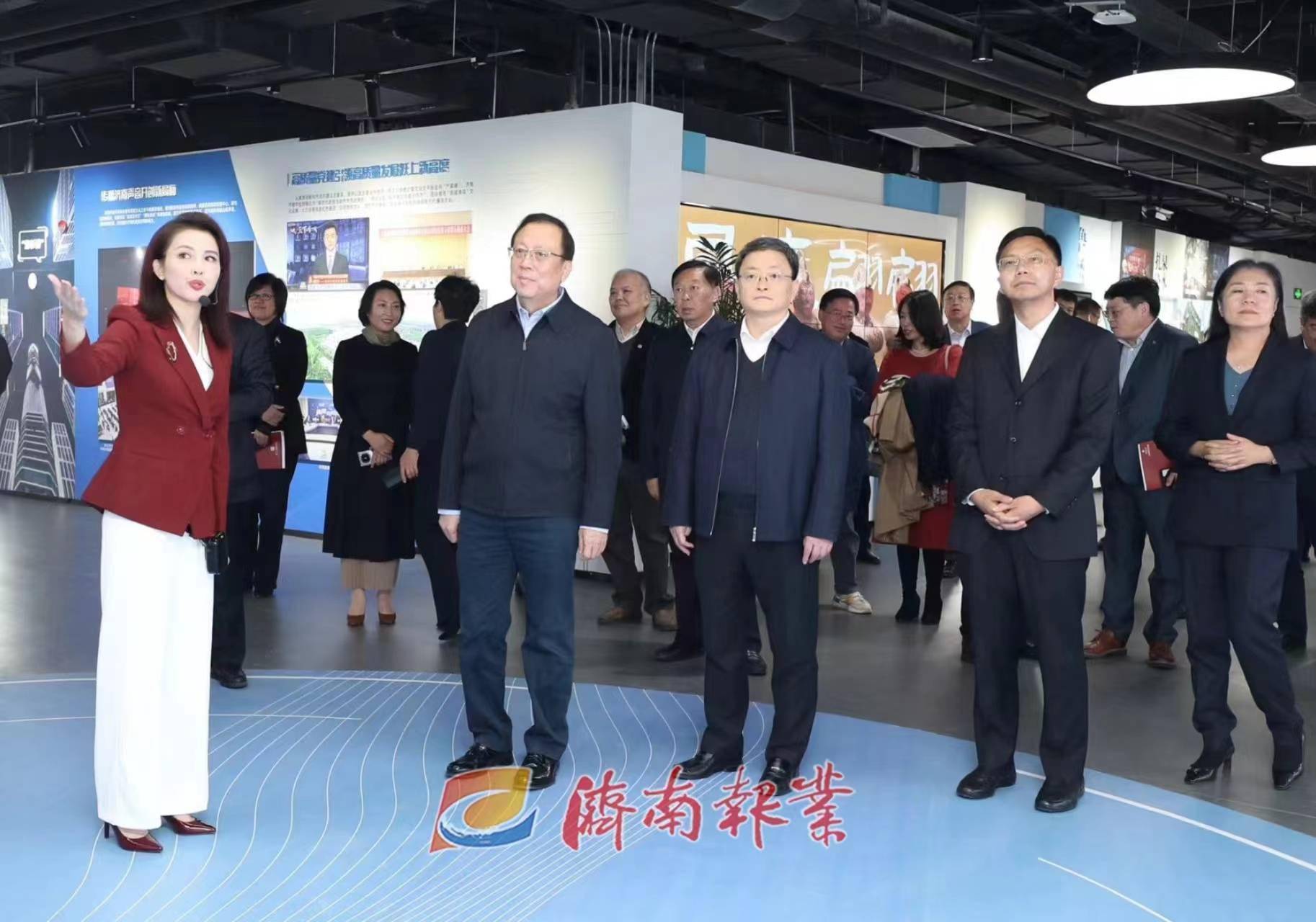 北京大学领导来济调研城市软实力建设工作 郝平于海田参加活动_济南