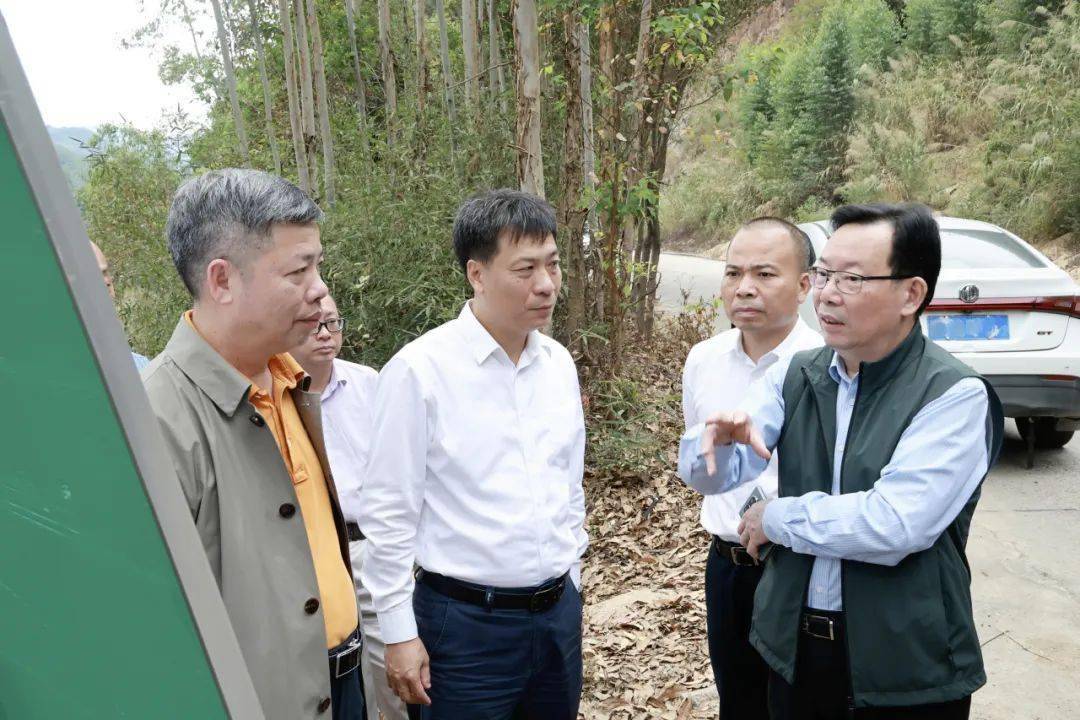 省水投集团总经理吴健明,省水电设计院党委书记陈久新,县委书记叶毓