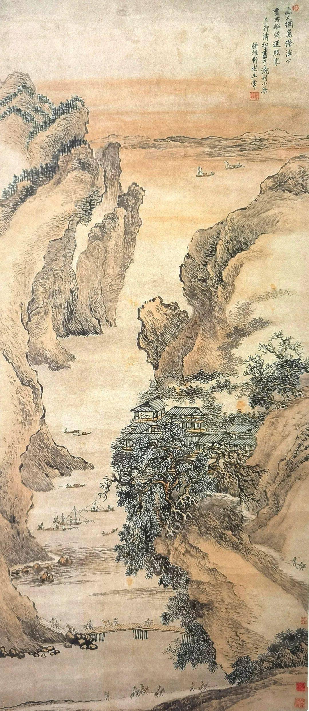 和娄东派研究之:娄东遗老王鉴和虞山学子王翚_石谷_江苏省国画院_廉州