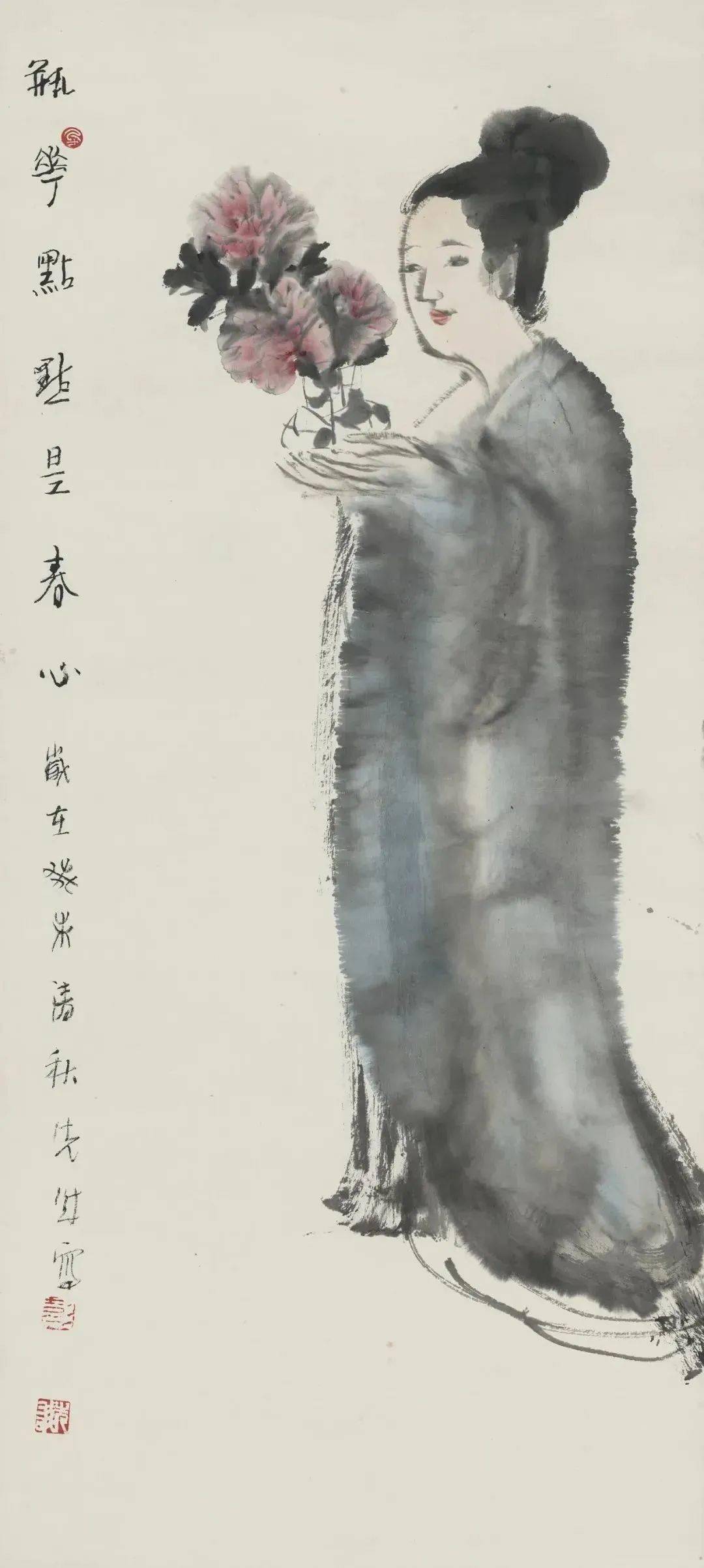 彭先诚的没骨人物画艺术！_搜狐网