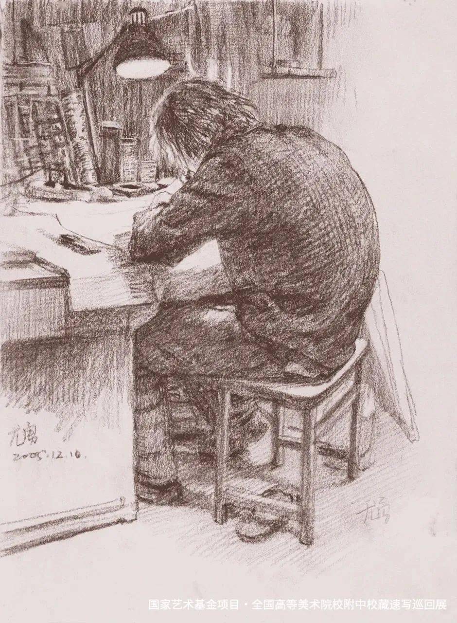 中央美术学院附中,校藏速写(三)_smdsart_声明_网络