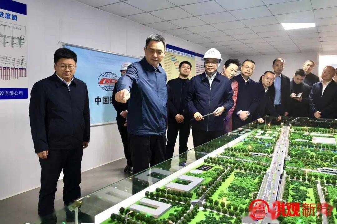 李红军专题调研南昌市,赣江新区重点项目推进工作 江枝英肖玉文参加