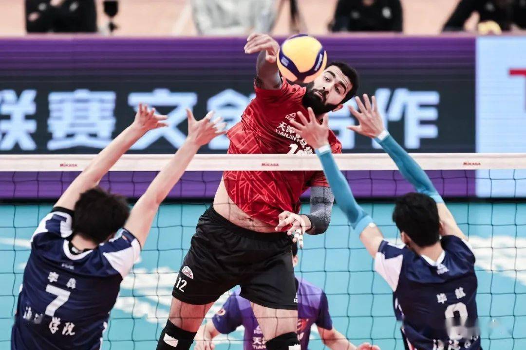 2023-2024中国男排超级联赛第三轮第17场天津队主场3比0胜云南队