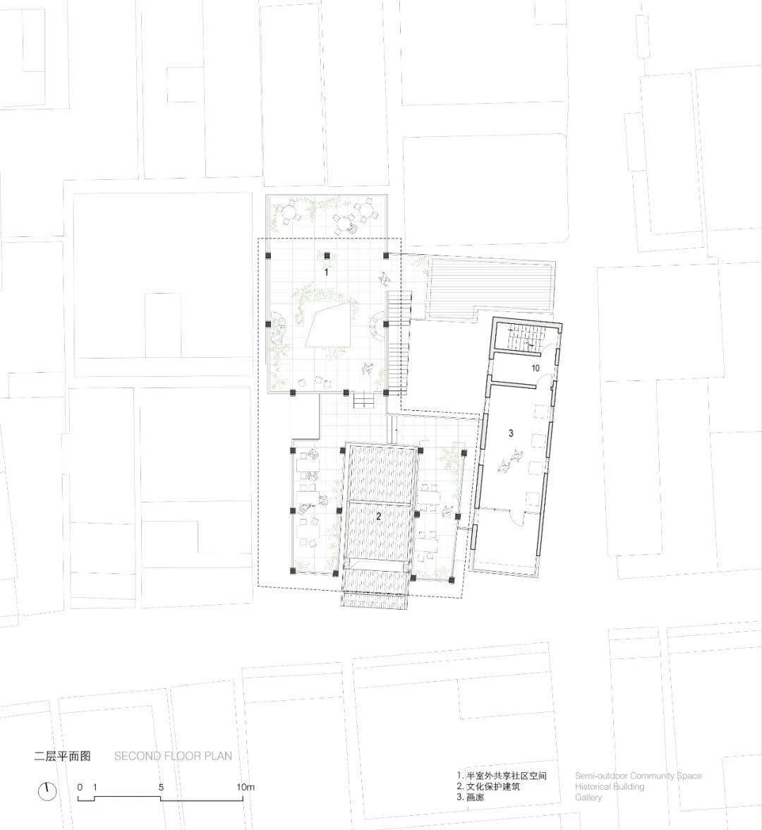 空間 08陳顥組團中心的古建築則成為了南頭古城