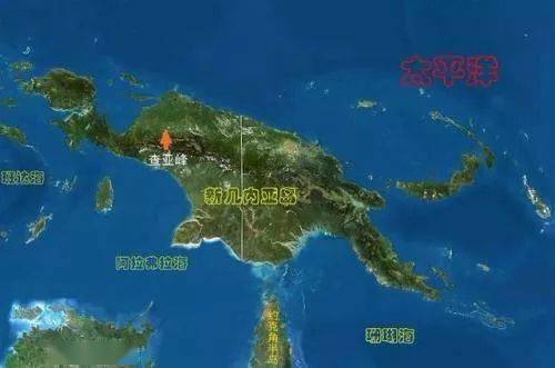 世界面積第二大島嶼:新幾內亞島以下是世界上最大的100個島嶼(地形圖)