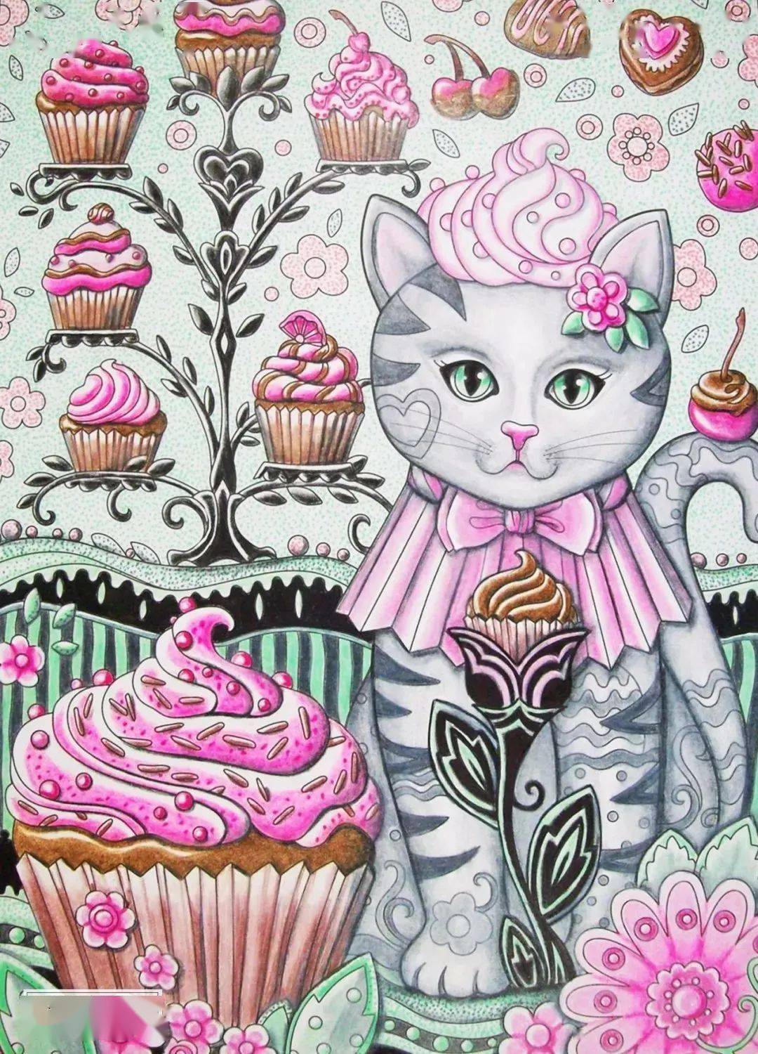 彩色线描这样画,果断收藏~_创意_素材_启发