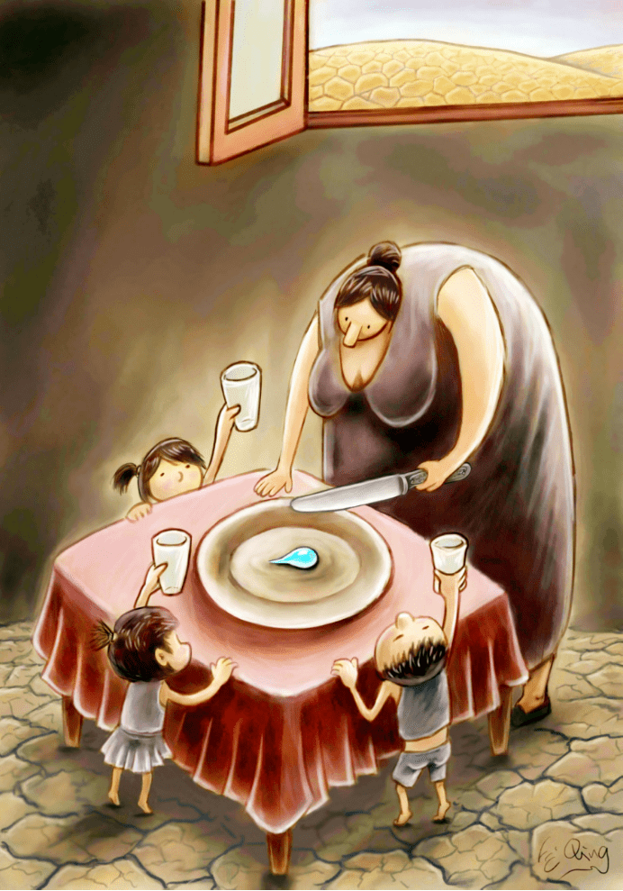 35幅环保主题讽刺漫画:揭示了人类的贪欲与地球的悲鸣!