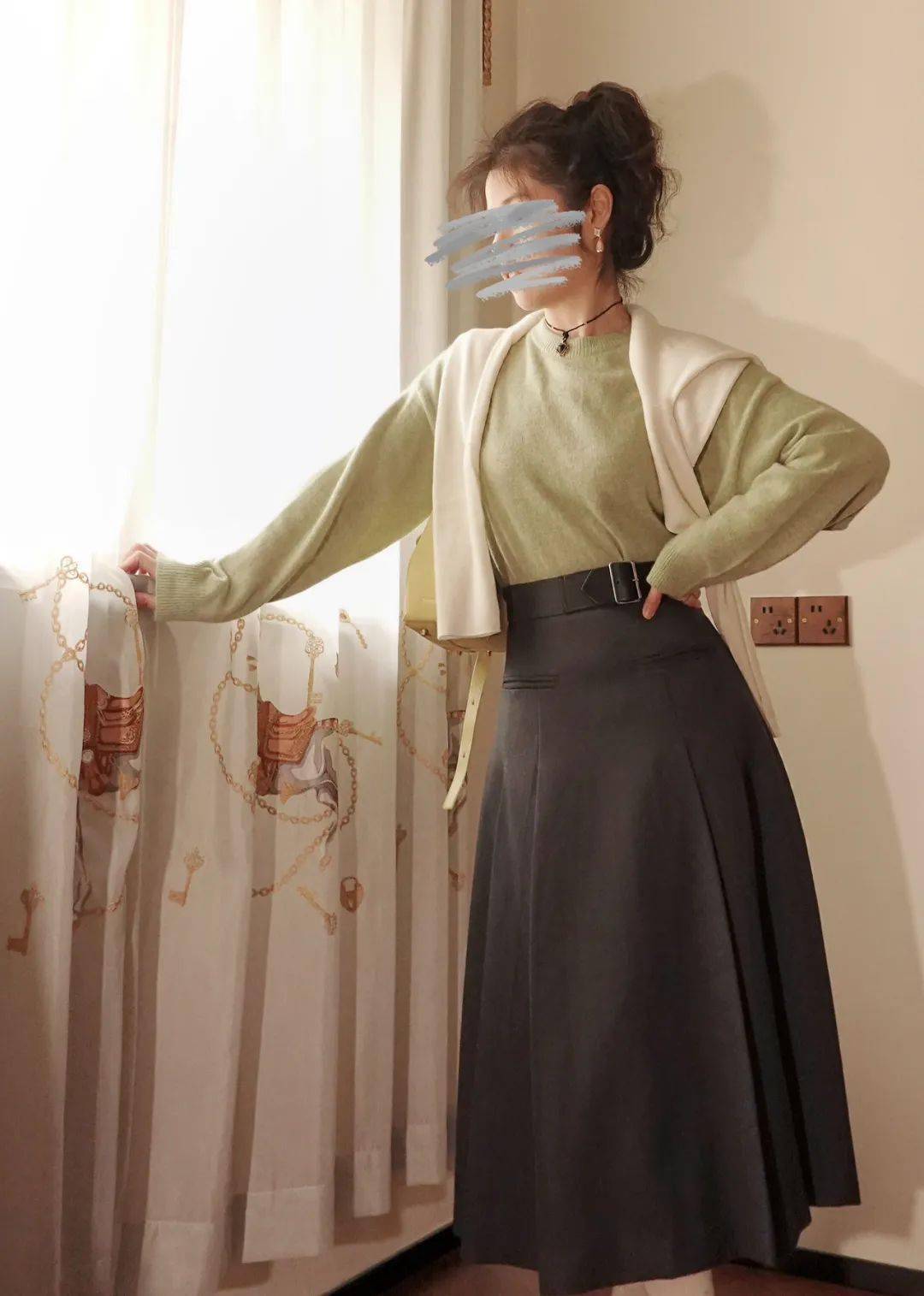 面料有质感的衣服,真的随便"乱搭"都好看!