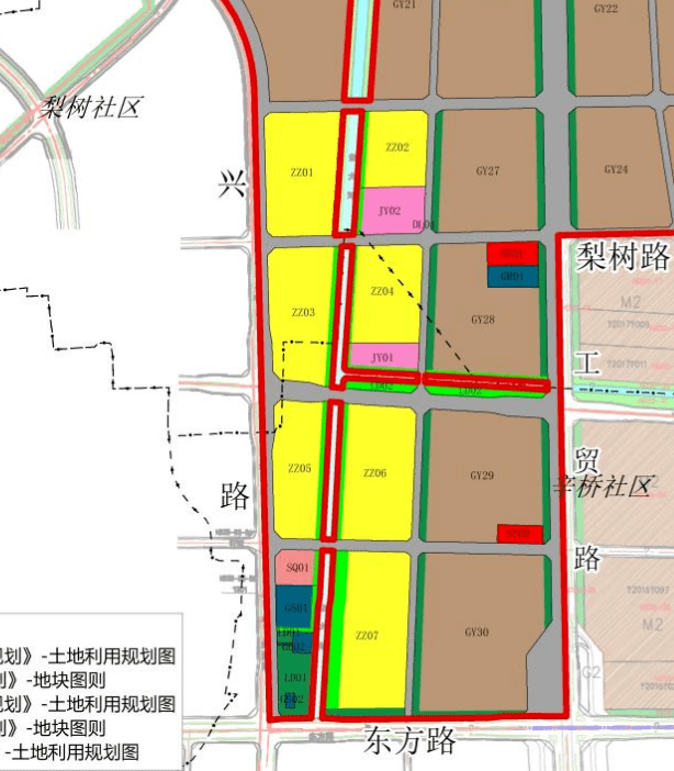 本片区位于阜阳市颍东区集中建设区东北部,东至:发展大道,工贸路,南至