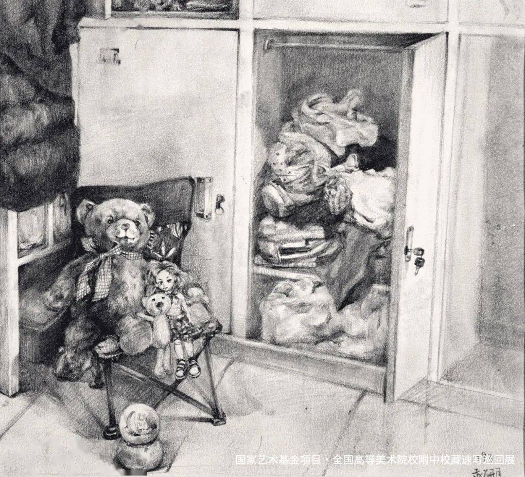 鲁迅美术学院附中速写(下)_cm_尺寸_指导老师