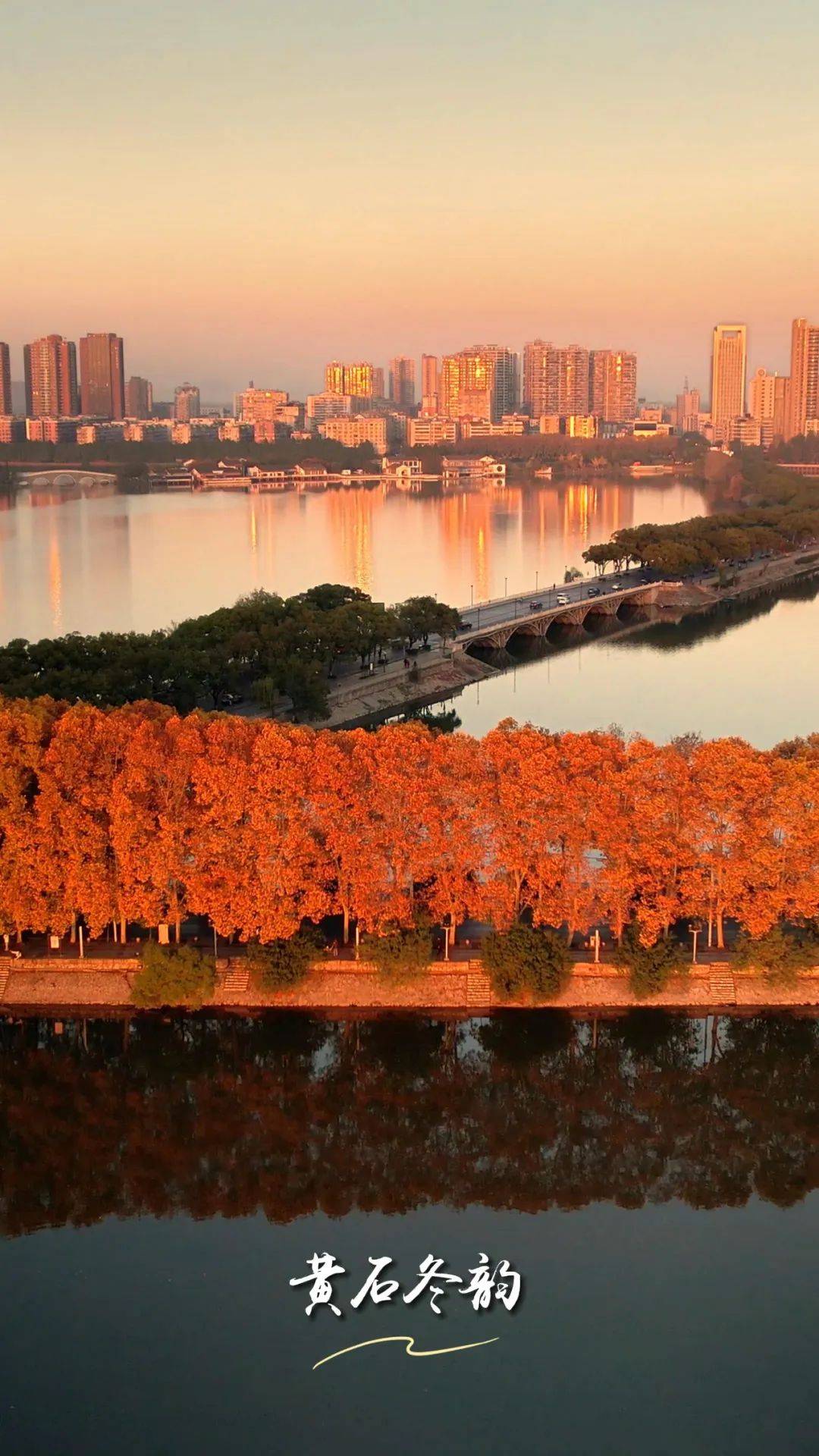 刚刚记者在黄石拍下的一幕…_枫叶_广播_长河
