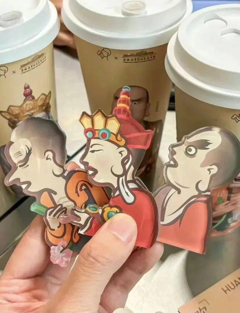 喜茶推出"我佛持杯"!精神状态演我哈哈哈哈!_奶茶_广告_菩萨