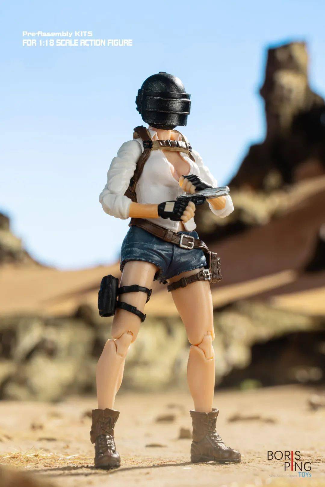 borisping toys发布3款1/18可动人偶,来自游戏《绝地求生》&《生化