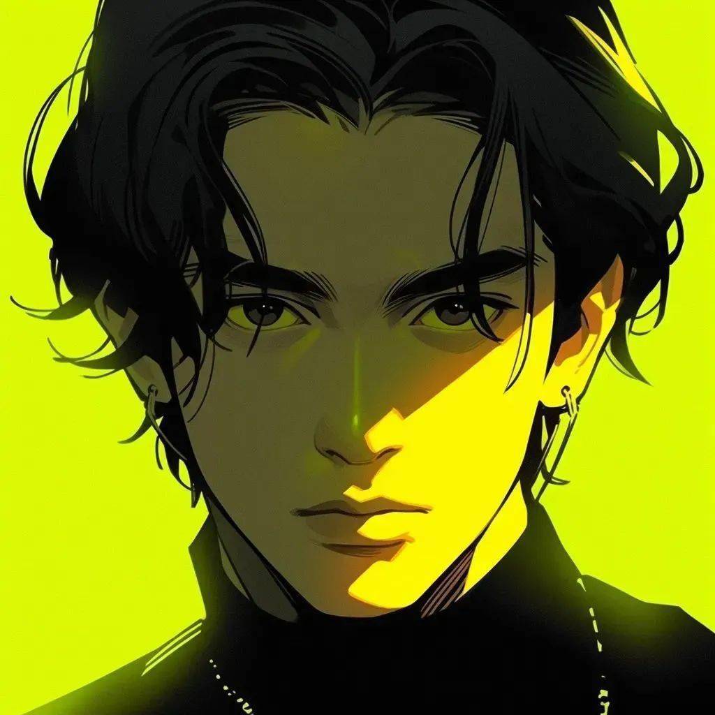 精选头像荧光男孩女孩