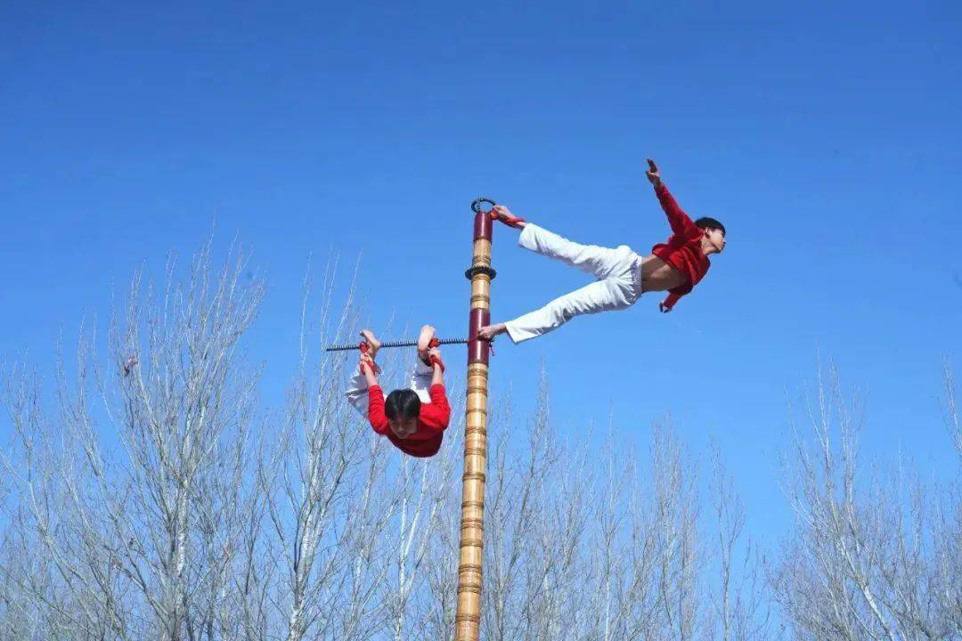 文安县举办2023年非物质文化遗产"左各庄杆会"展演