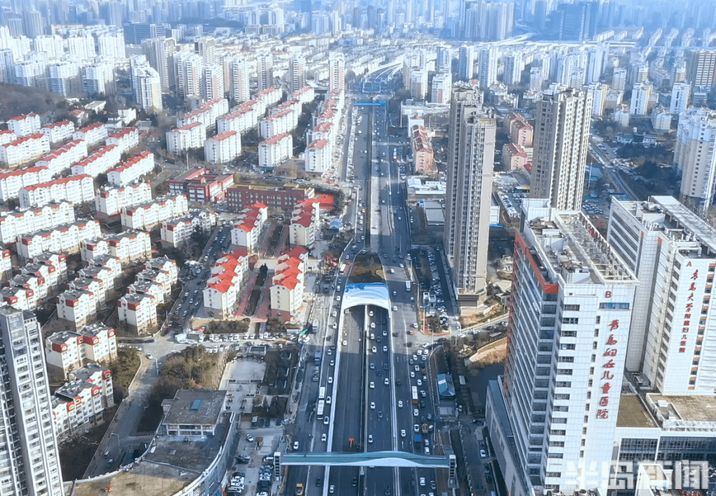 青岛辽阳路快速路图片