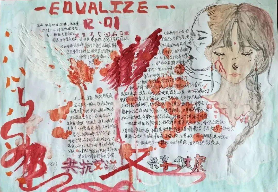 关于对中学生防艾手抄报征集评选活动的公示_知识_安定区_比赛