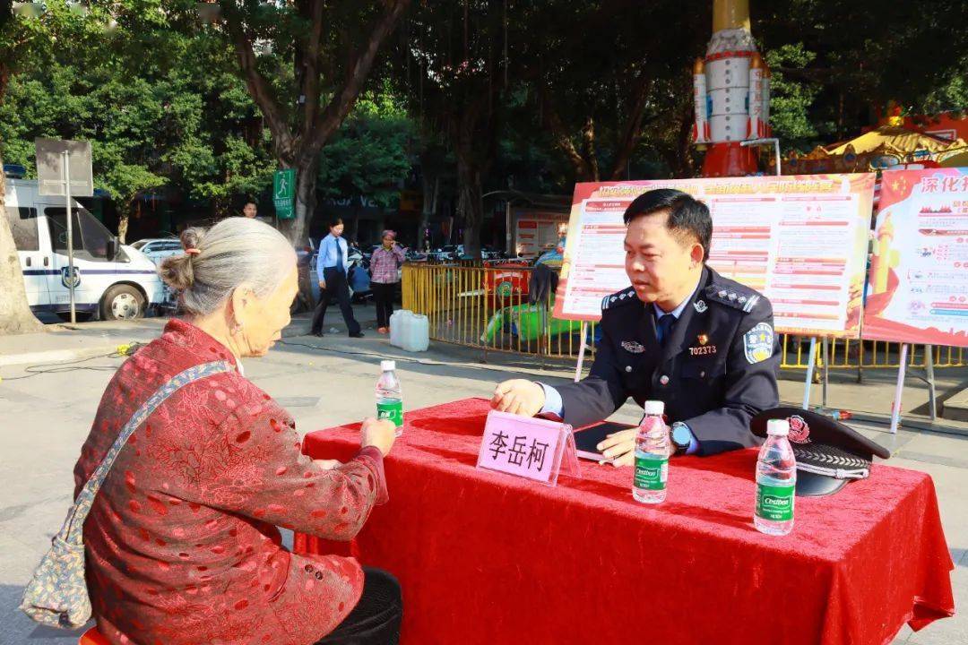 公安局党委书记,局长李岳柯出席活动并汇报2023年田林县政法系统打击