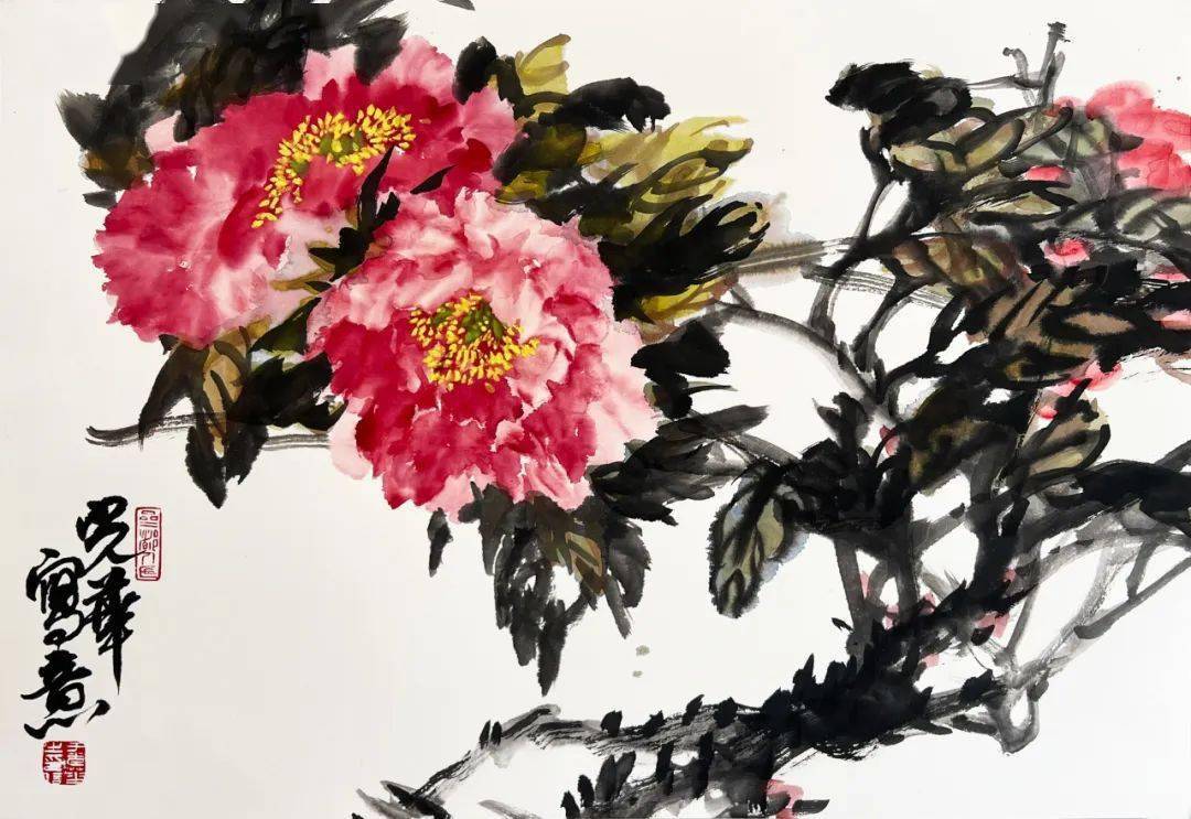 于光华《春意盎然》△  于光华《光华》△ 于