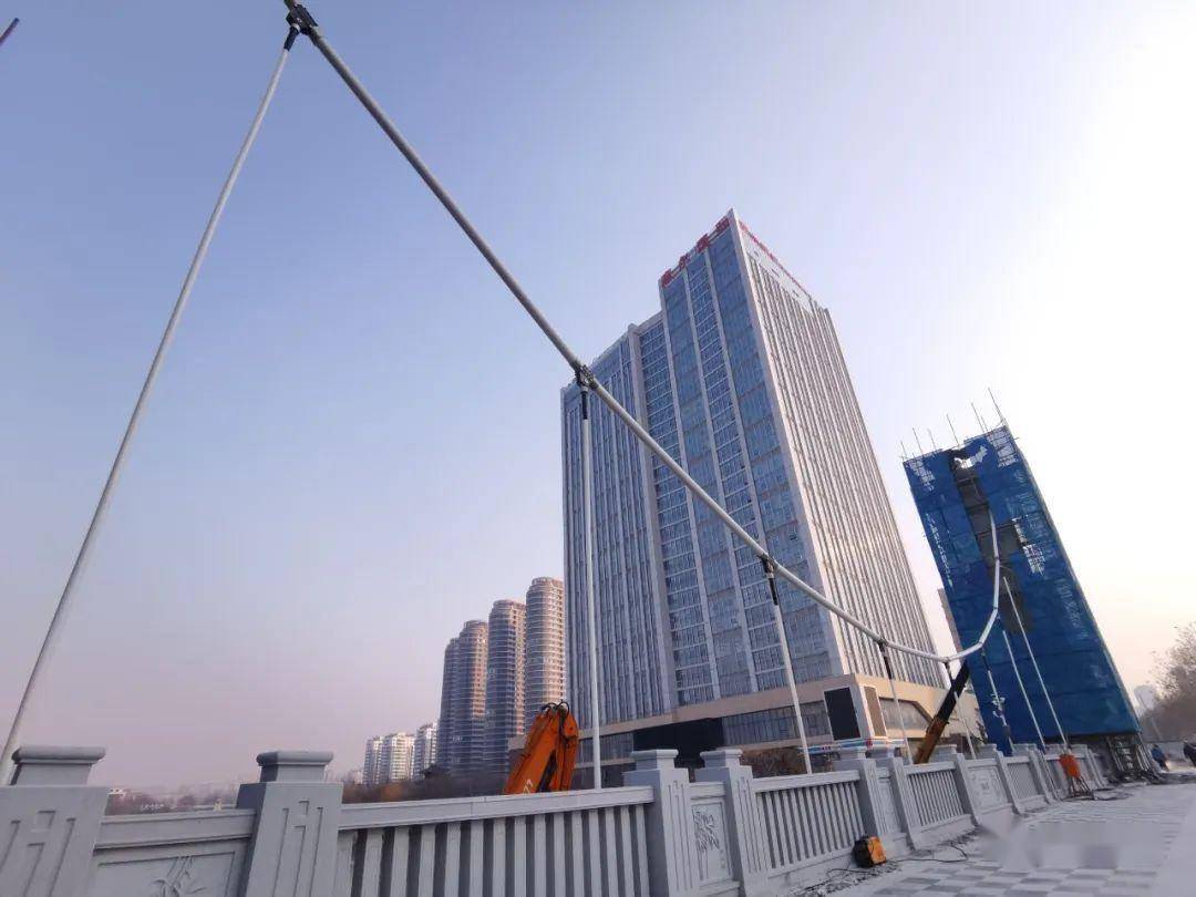 潍坊人,东风桥,月底见_施工_桥塔_桥栏