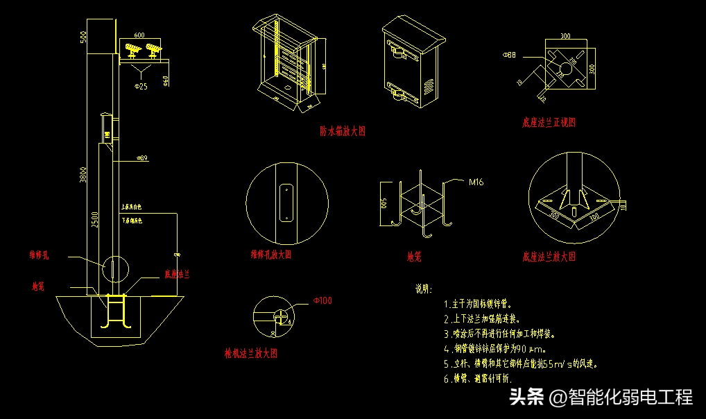 cad监控探头图标怎么画图片